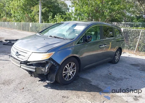 2011 Honda Odyssey Ex-L from USA, damaged, VIN 5FNRL5H63BB024107